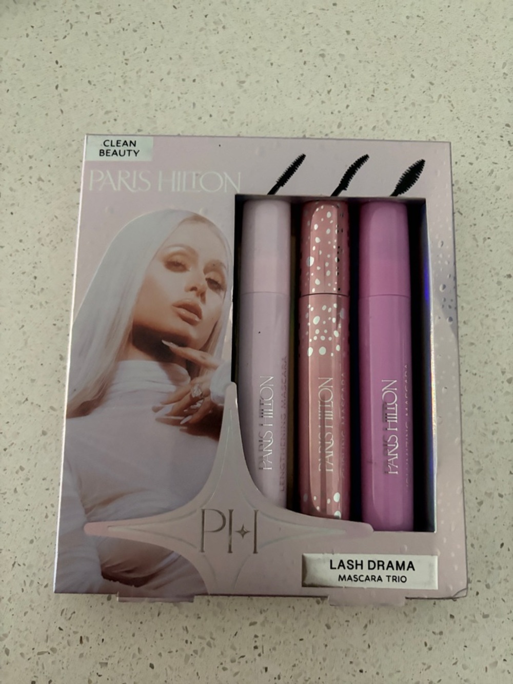 Paris Hilton Mascara Set — Pale Pink, Rose Gold Dot, Lavender